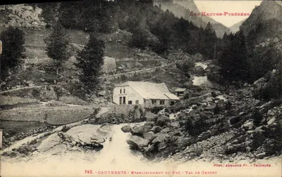 Cauterets - Établissement du Pré - Val de Gerret — Les Hautes-Pyrénées — Phot. #bouche Fr. - Toulouse