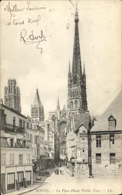 Rouen — Place Haute Vieille Tour — LL.