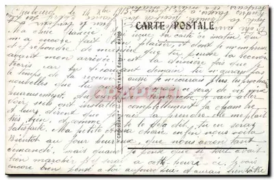 Enfermeira ao lado de um ferido — editor Croissant, n°305 — Verso