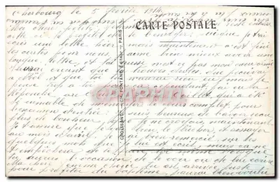 A Dama da Cruz Vermelha — Sujeito: mulher em uniforme da Cruz Vermelha entregando dinheiro a um homem e uma criança — editor Lazererac, n° 305 — Verso