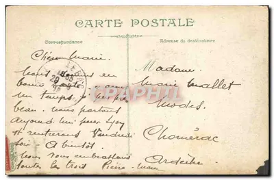 Aix-les-Bains — La Fontaine-Buvette — Graphil — Achterkant