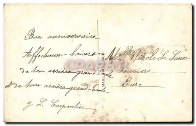 Anceauverbaud — Criança com cachorro — editor M. 895 — Verso