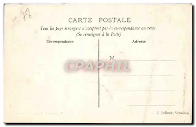 Versailles — Petit Trianon — Le Temple de l'Amour — éditeur J. Bellamy, n°52 — Verso