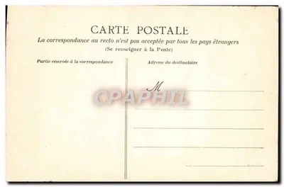 Castelo de Keriolet — A praça de honra e a grande torre — HLM — Verso