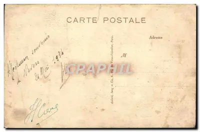 Antika kartpostal Sainte Bernadette — Arka yüz
