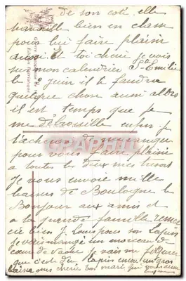 Il re Alberto al centro dei suoi soldati — M. L. — 1906 — Verso