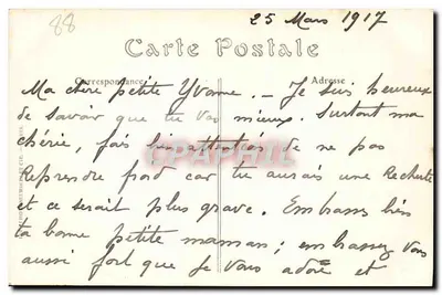 Épinal — Kurs, w kierunku Chalet Forestier — ND. Fot. — Rewers