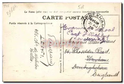 Valle dell'Amblève — Les Fonds de Quarreux — Fototipia E. Deaix, Bruxelles — Verso