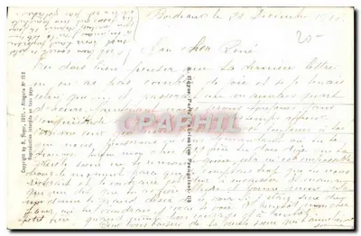 Paz à Terra — Natal 1916 — An Paris — Verso