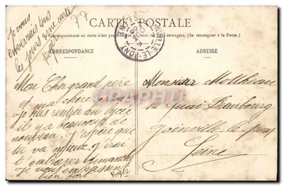 Montigny-le-Loing — Przezbrojenie — Thibault, wydawca, Fontainebleau-Melun, nr 325 — Rewers
