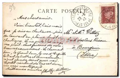 Saint-Pierre-de-Chartreuse e o Chamechaude — Dauphiné — 53 — editor CLAV — Verso