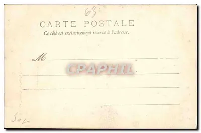Wodospad Pas de la Cère — Auvergne — wydawca nieznany, nr 28 — Rewers