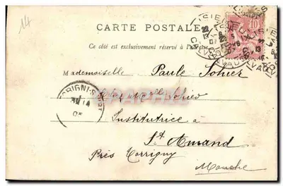 Lisieux — Katedra w Ouilly-le-Vicomte — Besnier, fot. — Rewers