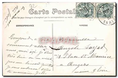 Le Mans — Catedral — Abside — Fototipia J. Bouveret Le Mans — Verso