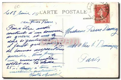 Monumentalna zegara katedry BEAUVAIS — A. L. Vertic, inżynier-konstruktor — Rewers