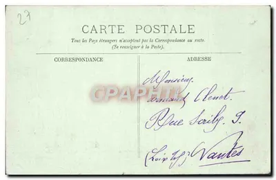 Chambord — O Castelo — A Grande Lanterne — LL. n°17 — Verso