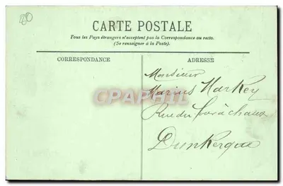 Abbeville — Statua Admirała Courbetta — Éd. Delannoy, n°71 — Rewers