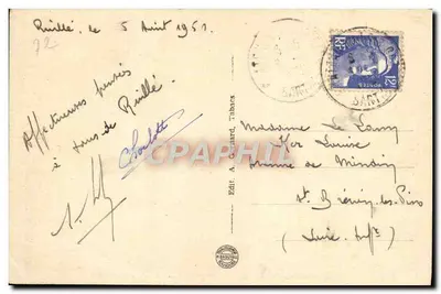 Ruillette-sur-Loir (Sarthe) — Społeczność Przywilejowana — Rewers