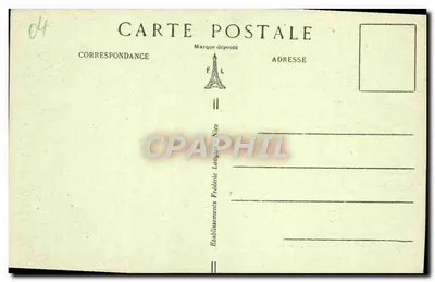 Annot (B.-A.) — A Velha Zona — A Rua do Forno — Editor Frédéric Languère, Nîce — Verso