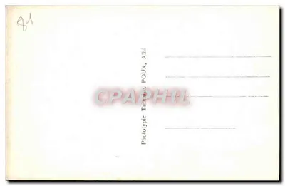 Albi — Katedra św. Cecylii — Fototypia POUX, Albi — Rewers