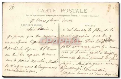 Woud van Lente - Route naar Combe-Laval — Collectie P. Pevrouze, Valence — Achterkant