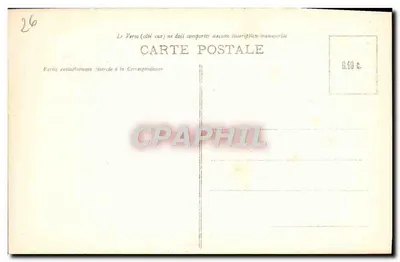 Floresta de Lente (Drôme) — Estrada de Combe-Laval — P. L. — Verso