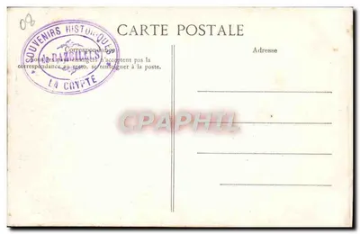Bazeilles — El Monumento erigido sobre la Cripta — Buzaine-Pierson, editor Sedan — Reverso