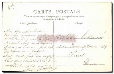 Angers — Statua Beunrepaire — R. Iuvière, fotografia, Angers — Rewers