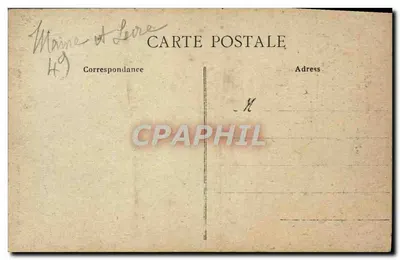 Estátua de Dumnacus — Les Ponts-de-Cé — Édition Laroute, Angers, N° B 443 — Verso