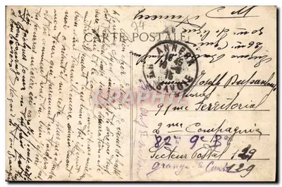 Annecy — Praça do Hotel de Ville — A. Guider — Verso