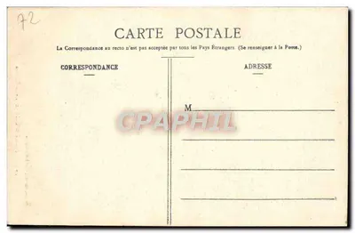 Le Saut du Cerf — Forêt de Sillé-le-Guillaume — Chemains, lith. Sillé-le-Guillaume — Verso