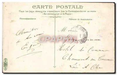 Infanteria. A geleira do correio — L.V. & Cie, n° 3597 — Verso