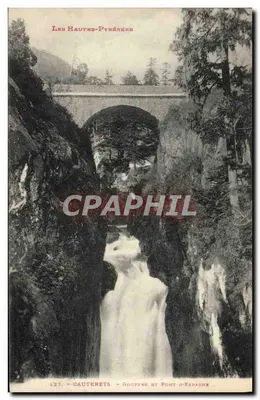 Cauterets — Abismo e Ponte da Espanha — editor LF, n° 427