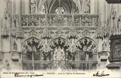 Troyes - Jubé de l'Église Ste-Madeleine — Maison des Magasins Réunis, Troyes, n°7