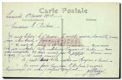 Reims — Porta Marsa. ND. Fot. — Rewers