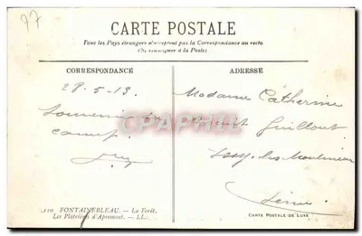 Le Plâtrières d'Apremont — La Forêt — LL — Editore LL — Verso