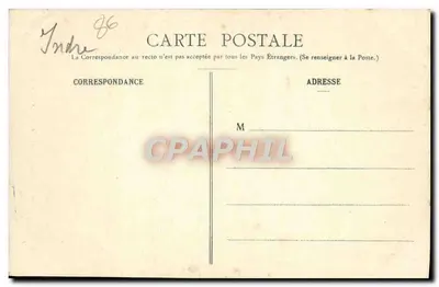 Poitiers - Catedral de São Pedro — Bonamy, editor em Poitiers, n° 110 — Verso