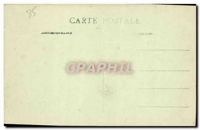 MORTAGNE-sur-SÈVRE (Vendée) — O Velho Castelo e o Château — Lib. Jelhy-Poupim, Mortagne — Verso