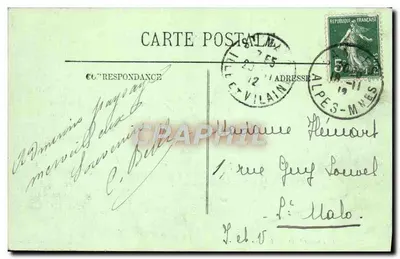 Monte-Carlo — Le Casino — LL. — n°36 — Verso