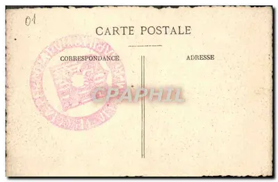 La Rue de la Place i Dom Generała Messimy w Perouges — Komitet Obrony Starego Perouges — F. Thibaut — Rewers