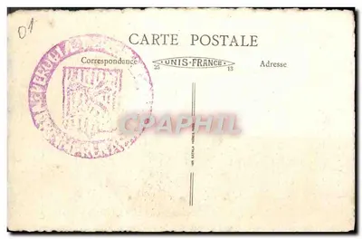 Pérouges — Porte d'En-Haut — Comité de Défense du Vieux Pérouges — Verso