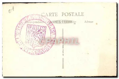Pérouges - Porte d'En-Haut i Dom Aristide Bergès — Komitet Obrony Starego Pérouges, n°24 — Rewers