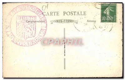 Hostellerie du Vieux Pér Rouges (XIII wiek) — Rue des Princes i Place de la Halle — Comité de Défense et de Conservation du Vieux Pér Rouges — Rewers