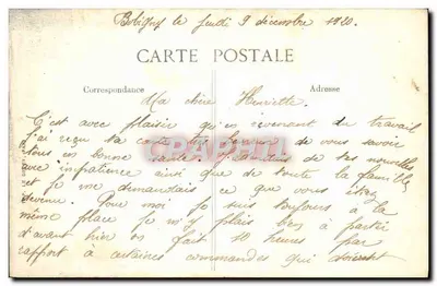 Paryż — Wieża Eiffla — wydawca Picon, nr 4129 — Rewers