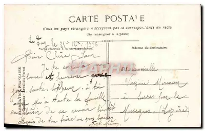 Calendario 1917 — Porte Bonheur — Editore: Levallois Perret — Verso