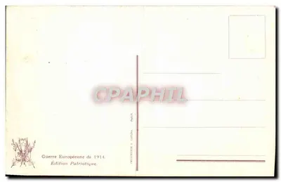 Bitwa orła z kury — Wycinek z przepowiedni apokalipsy — Paul Colliot — Rewers