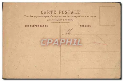 Bilhete postal antigo Bluets Flambe Papillon — Verso