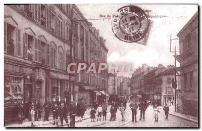 Rua de Paris — praça da República — Arquivos Municipais de Ivry-sur-Seine