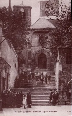 Ivry-sur-Seine - Entrada da Igreja, Século XII — L.P.G.