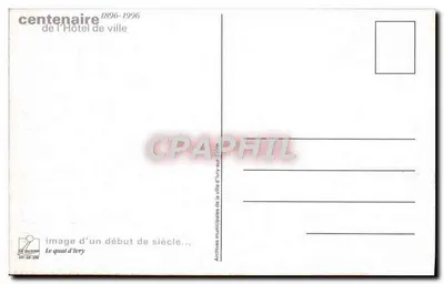 Ivry-sur-Seine — O Cais de Ivry — C.M. n°61 — Verso